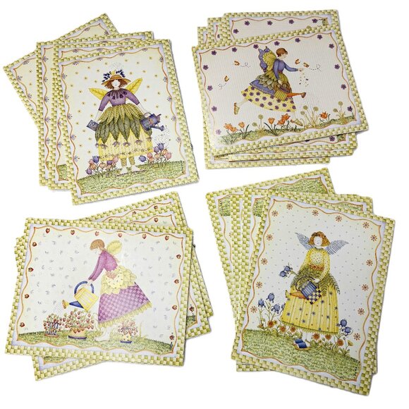 Debbie Mumm Garden Angels Collectible Blank Notecards Vtg 2003 - Picture 1 of 11